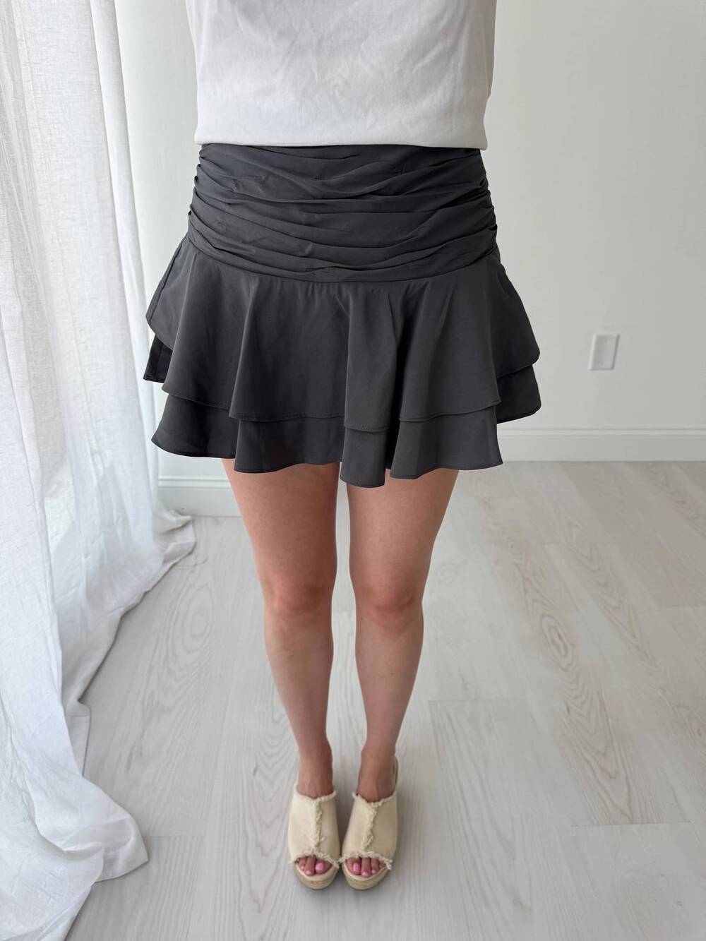 NEW MUSTARD SEED sadie skirt in black